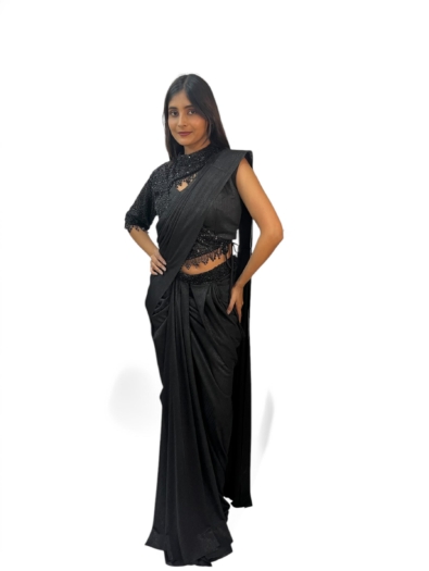 draped saree