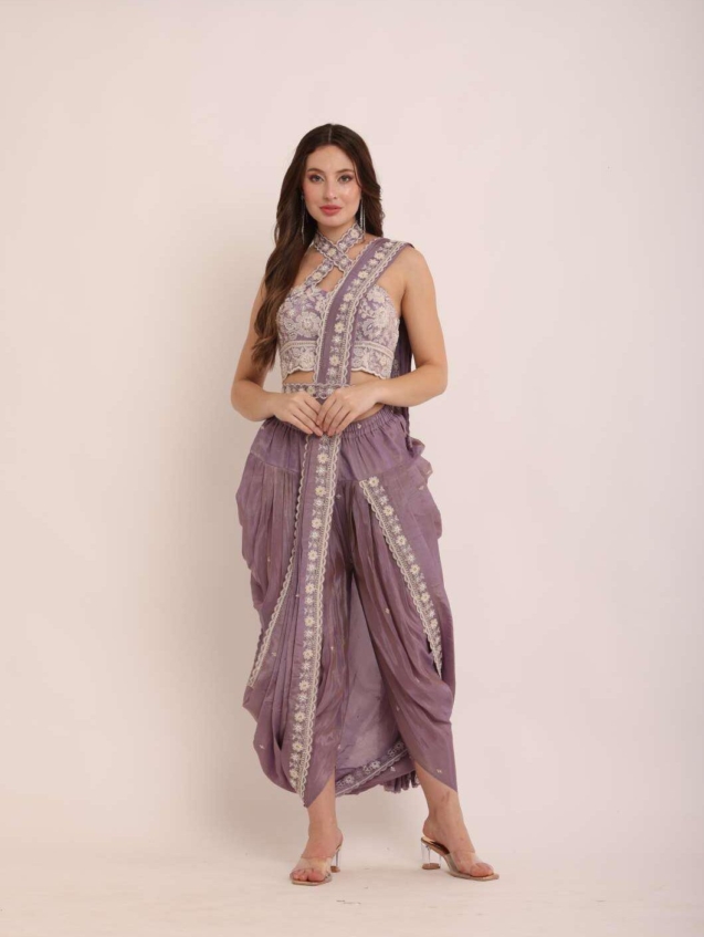 Dhoti-Draped Saree