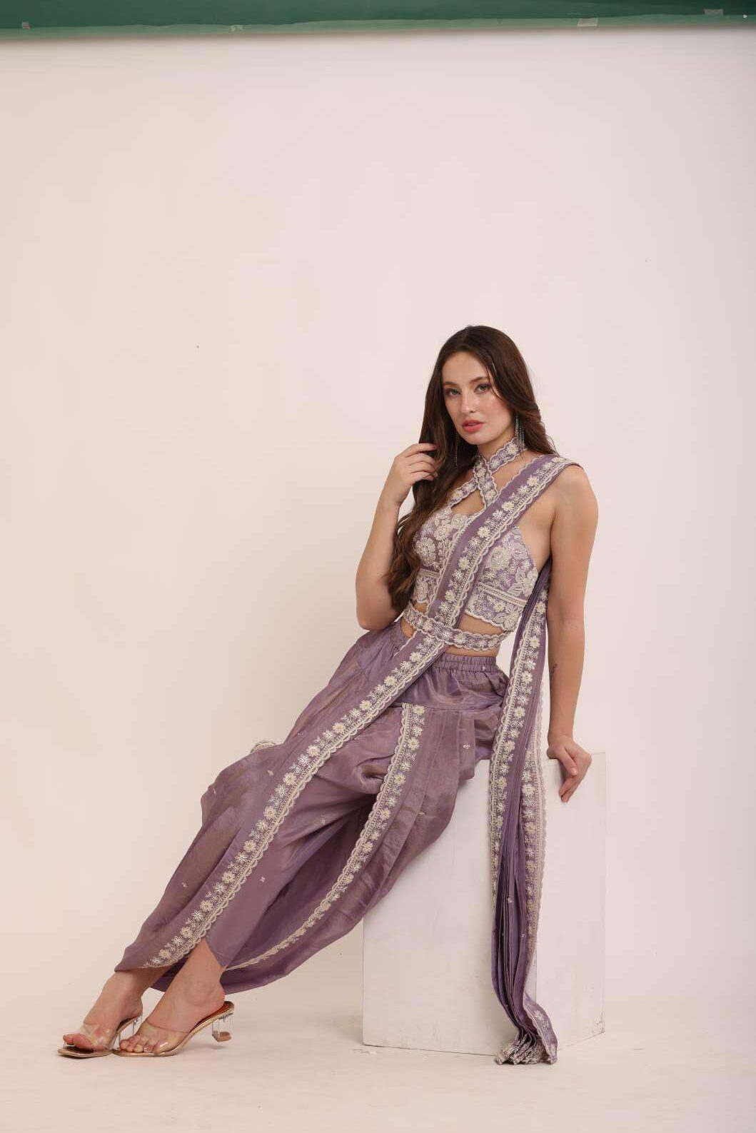A dhoti-draped saree - Image 6