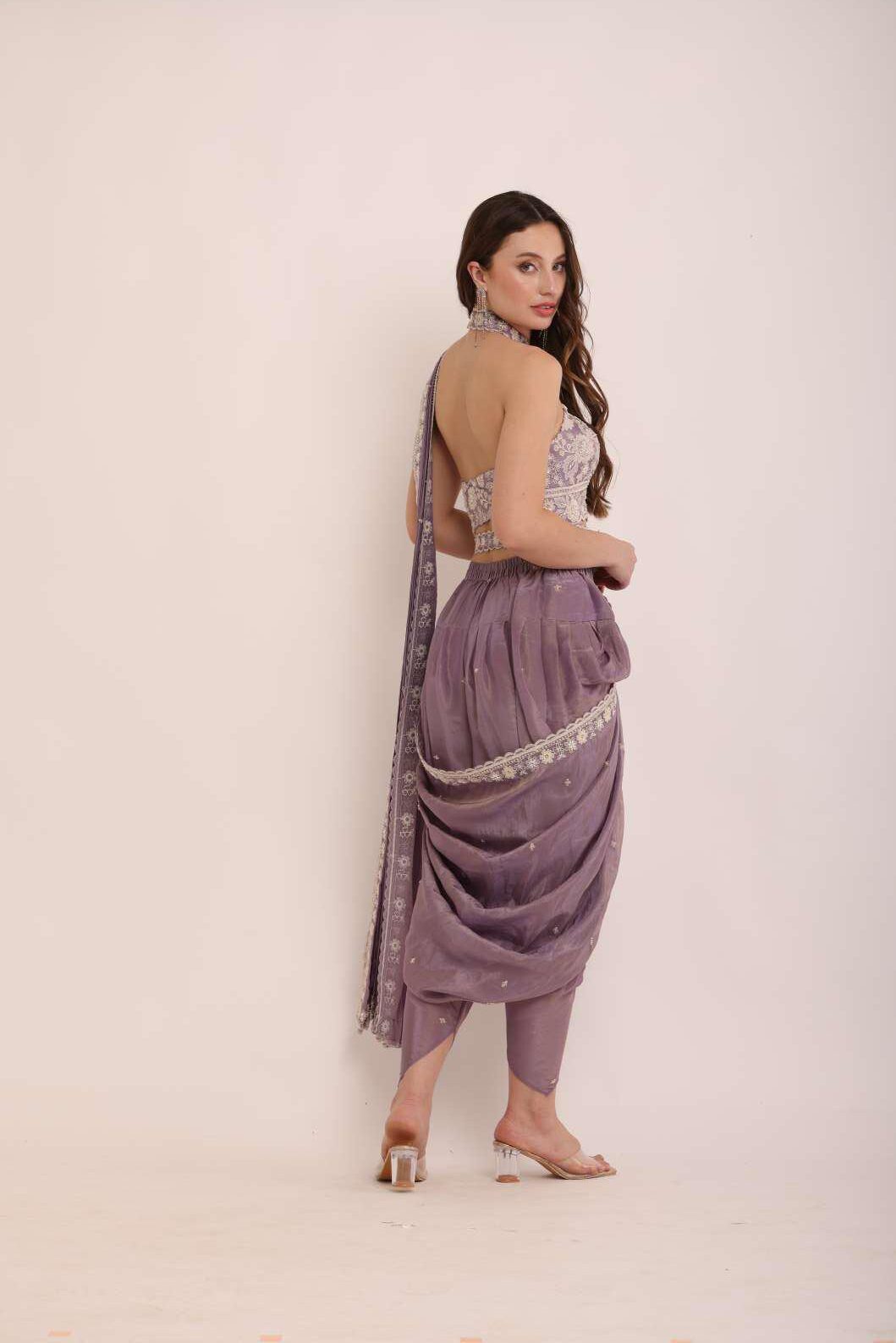 A dhoti-draped saree - Image 7
